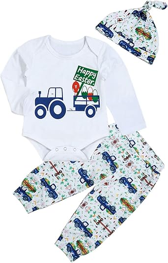 easter romper baby boy