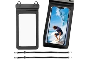 Waterproof Phone Pouch Dry Bag 2 Pack, Ipx8 Waterproof Phone Pouch, Easy Lock and Heavy Duty, Impermeable Phones Case for iPh