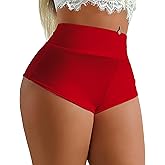 Women's Yoga Shorts Booty Butt Lifting Scrunch Shorts Sexy High Waisted Pole Dance Workout Gym Active Hot Pants Rave Outfits