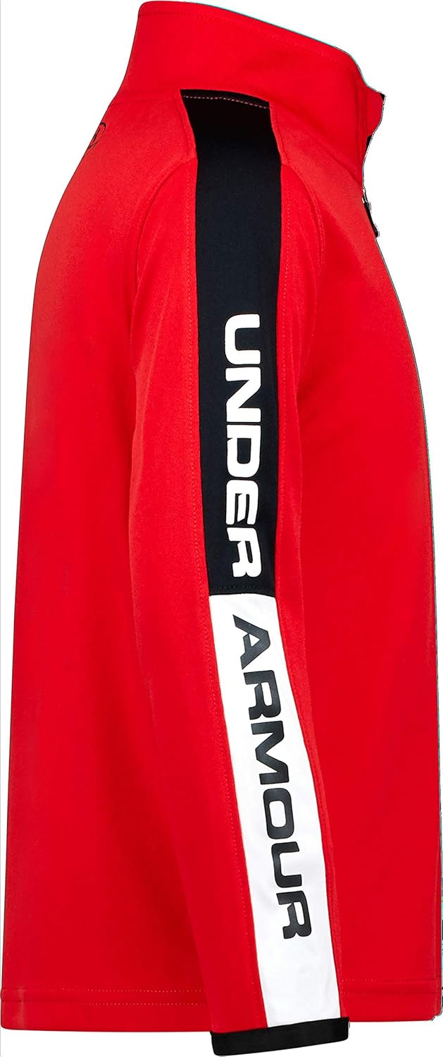 Under Armour Boys' 1/4 Zip Long Sleeve Top: Clothing