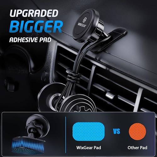 WixGear Universal Magnetic Phone Car Mount: Secure Cell...