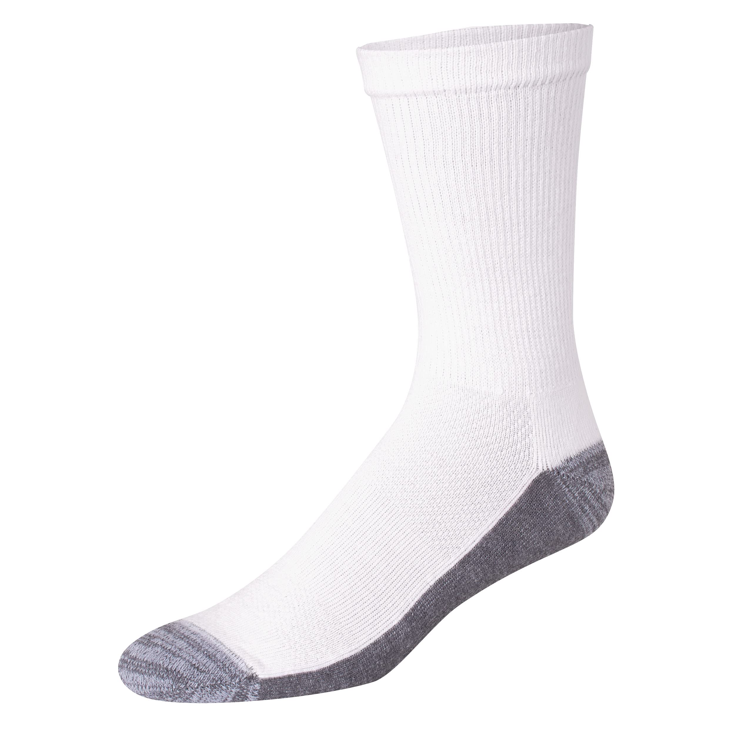 Hanes Men's Hanes Men's Socks, X-temp Cushioned Crew Socks, 12-pack