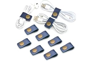 CAILLU Cord Organizer,Cord Keeper,Cable Organizer USB Holder,Cable Management,Cable Straps,Earbud case,wrap Headset Winder,Phone Earphone Clips Ties Stocking Stuffers for Men Gifts
