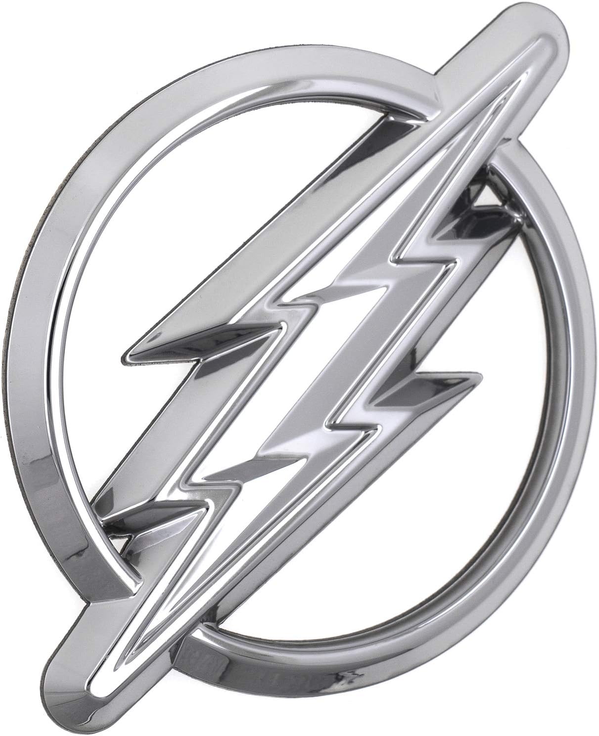all black ford logos on Amazon Com The Flash Logo 3d Car Emblem Chrome Dc Comics Automotive Sticker Decal Badge Flexes To Fully Adhere To Cars Trucks Motorcycles Laptops Almost Anything Automotive
