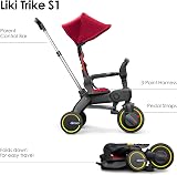 DOONA Liki Baby Trike S1 Flame Red Foldable 4 in 1 Toddler Tricycle view 2