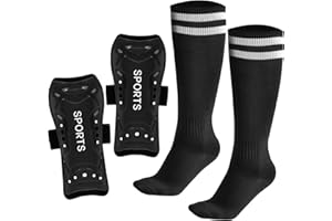 NAODONGLI Soccer Shin Guards, Youth Soccer Shin Pads, Lightweight and Breathable Kids Calf Socks Protective Soccer Shin Equipment for 3-6 7-10 11-15 Years Old Boys Girls Teenagers