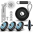 Dryer Repair Kit Replacement for Samsung Drum Roller DC97-16782A, Dryer Belt 6602-001655, Idler Pulley DC93-00634A, fits DV48H7400EW/A2 DV40J3000EW/A2 DV45H7000EW/A2 DV52J8700EP/A2 DV448AEP DV419AEW