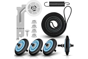 BTNTVEN Dryer Repair Kit Replacement for Samsung Drum Roller DC97-16782A, Dryer Belt 6602-001655, Idler Pulley DC93-00634A, fits DV48H7400EW/A2 DV40J3000EW/A2 DV45H7000EW/A2 DV52J8700EP/A2 DV448AEP DV419AEW