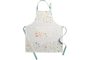 Maison d' Hermine 100% Cotton Apron for women with Pocket Kitchen Chef Apron for Men Cooking Mothers Day Gifts