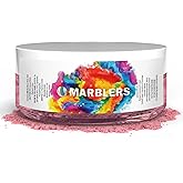 MARBLERS Pink Mica Powder [Pink] 1oz (28g) | Cosmetic Grade | Epoxy Resin Pigment | Dye | Non-Toxic, Vegan, Cruelty-Free | Lip Gloss, Nails, Body Butter | Bath Bomb, Candle & Soap Making