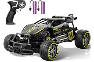 DODOELEPHANT Remote Control Car RC Cars Metal Drift 1/20 Scale Fast 10MPH 2.4Ghz 2WD All Terrain 2X Batteries 50 Min Play Sport Racing Hobby Toy Vehicle Xmas Birthday Gifts for Boys Girls Adults