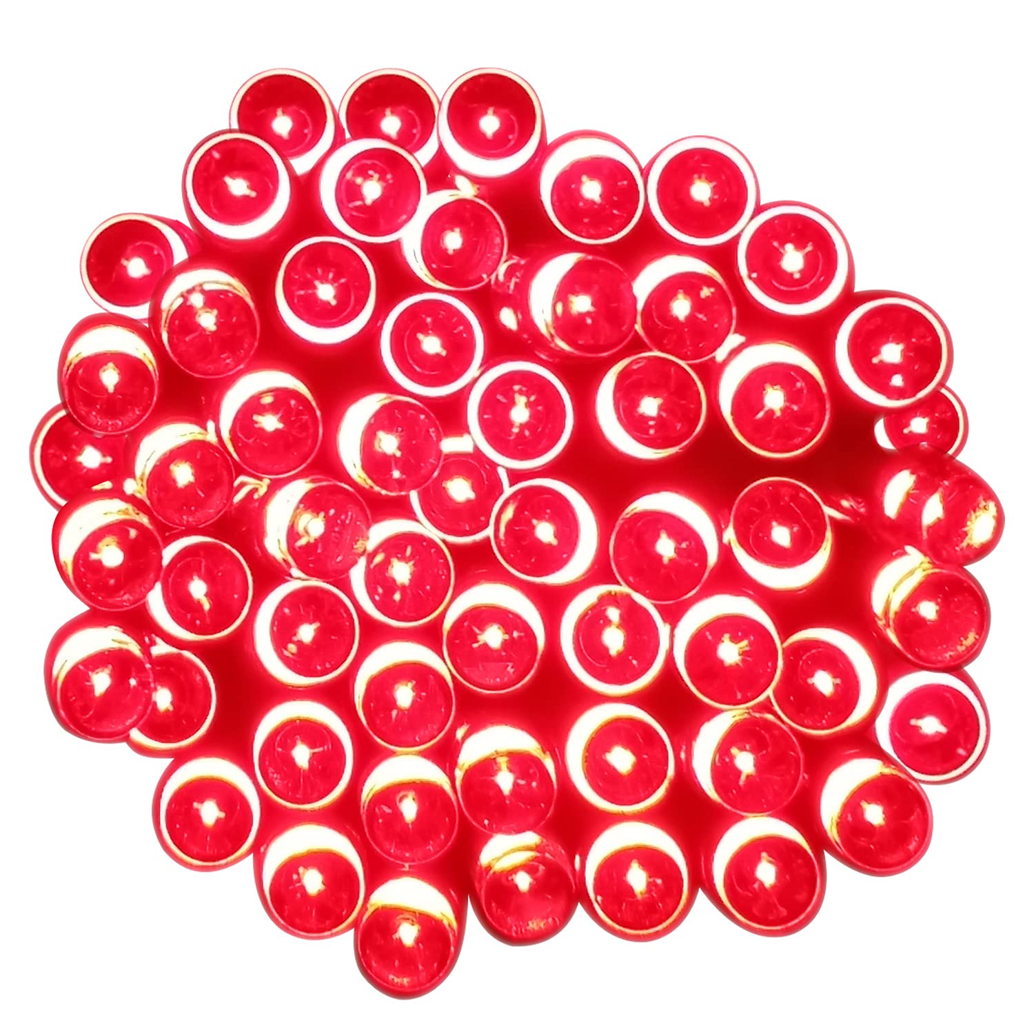 Tuokay Super Bright Plug in Fairy Lights with Memory Function, 12m 100 LED Decorative Indoor String Lights for Gazebo Patio Yard Fence Ornament (Red) โ image 1