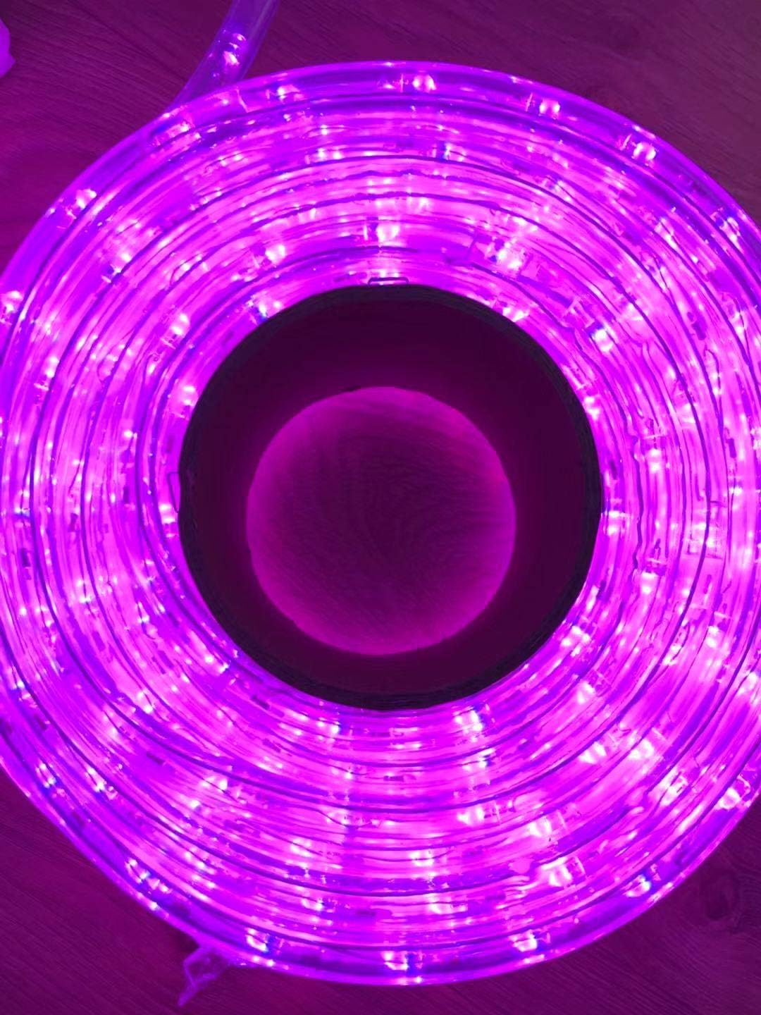 exterior led rope lighting on Rgb Led Rope Lights Christmas Rope Lights 240v 13mm Clear Tube Colour Changing Effects Controlled By Remote Control Ip44 Indoor And Outdoor Use Amazon Co Uk Lighting