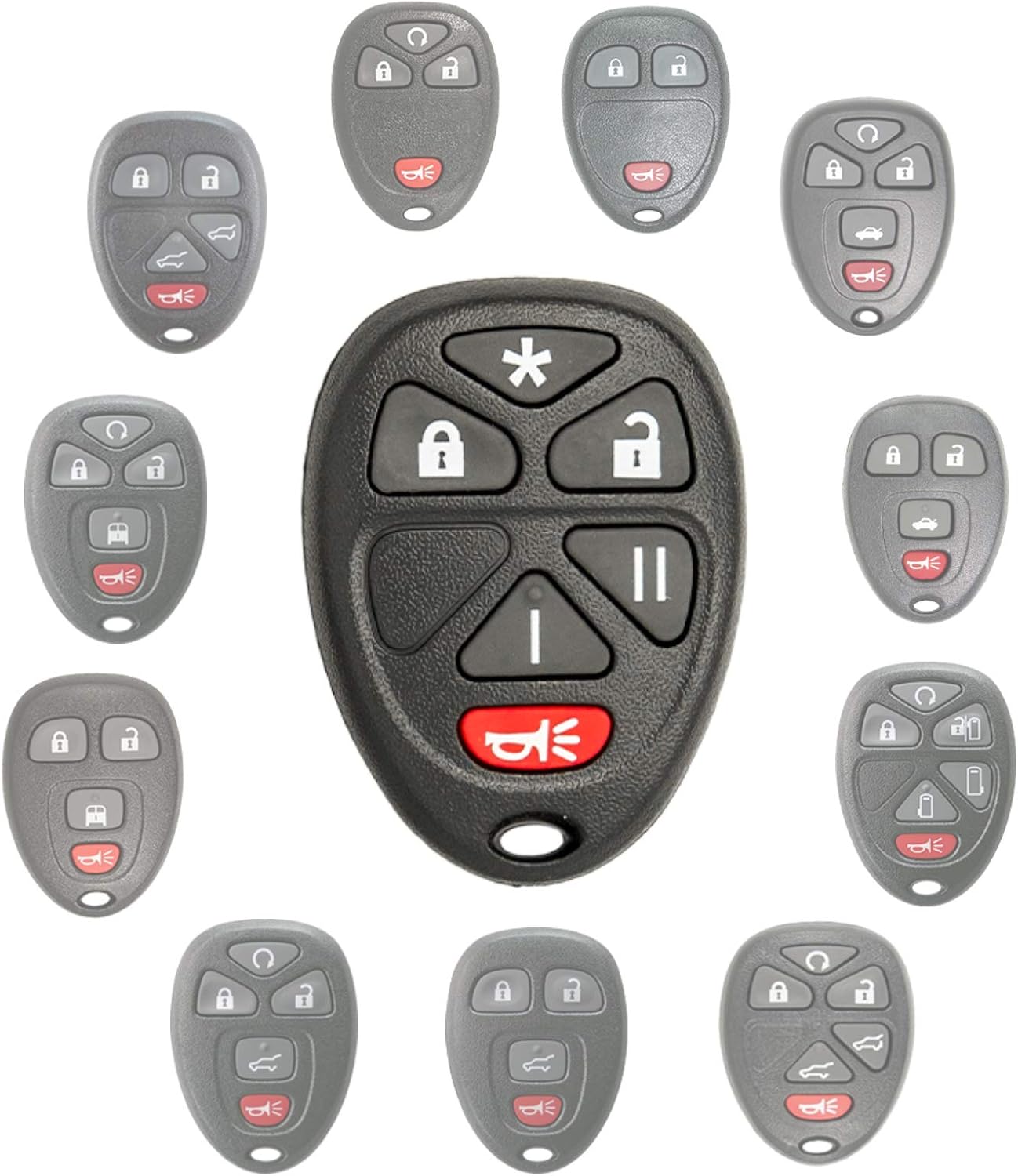 Keyless2Go Keyless Entry Universal Remote Car Key Fob for Select GM