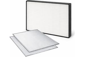 Venmar 04803 Compatible Replacement HRV Air Exchanger HEPA Filter Kit - Size : 20 x 16 x 2 Inches - HEPA Filter + 2 Prefilter