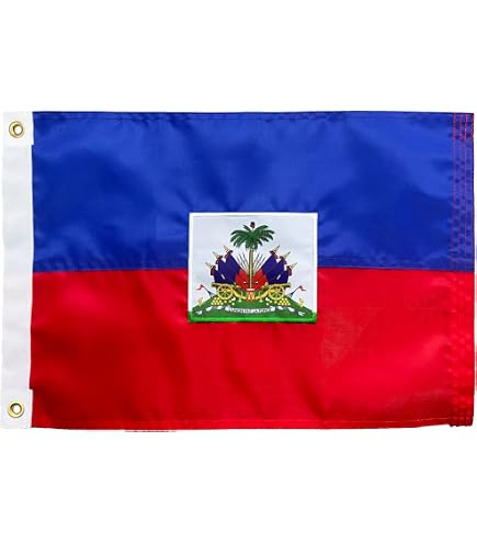Nationalflagge Von Haiti – 90 X 152 Cm, Wetterfest Mit Metallösen Für Mastbefestigung