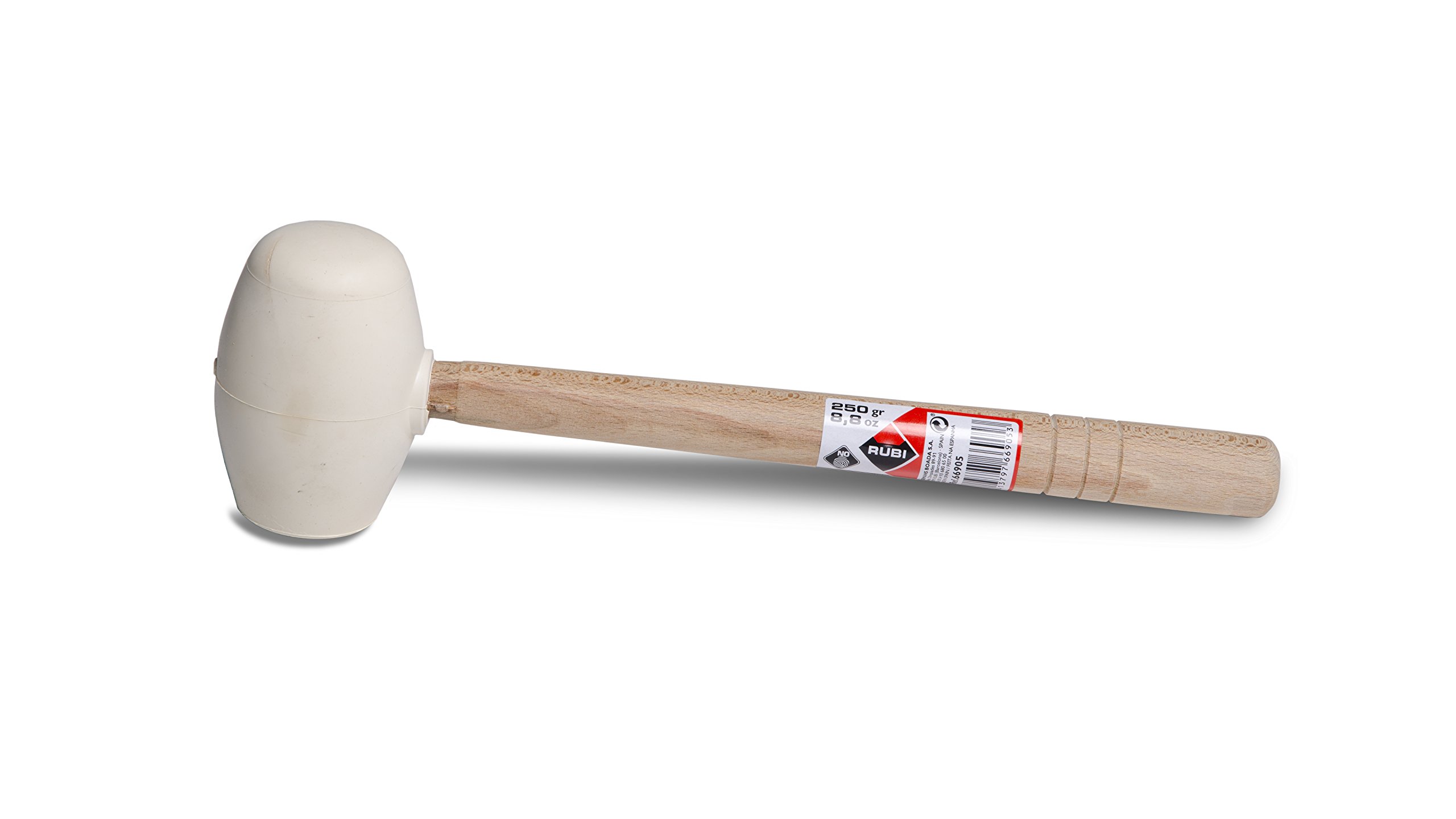Rubi 66905 White Rubber Mallet