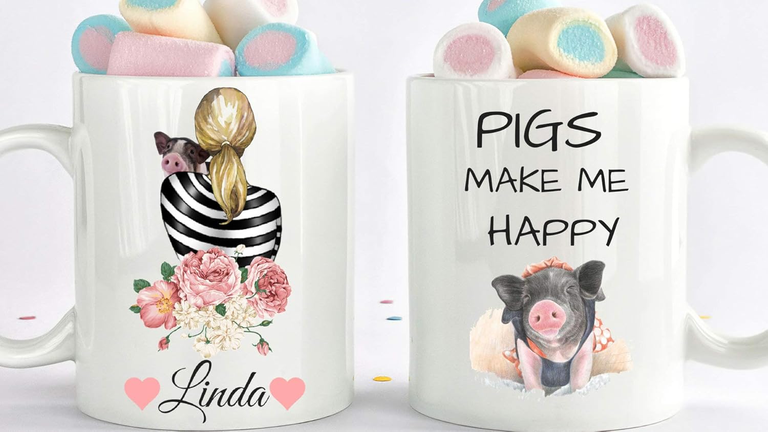 Custom Pig Lover Gift, Funny Pig Mug, Funny Farmer Mug