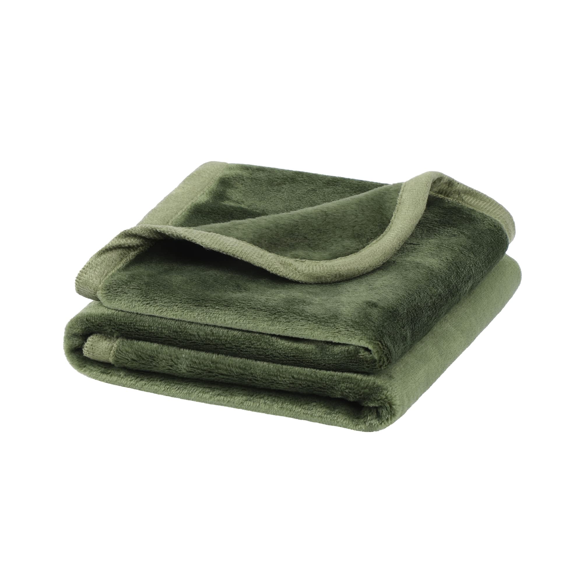 PiccoCasa Pet Dog Blanket Fluffy Fleece Soft and Warm Puppy Bed Blanket Throw Washable Cover Blanket Fern Green 60cm x 80cm — image 1