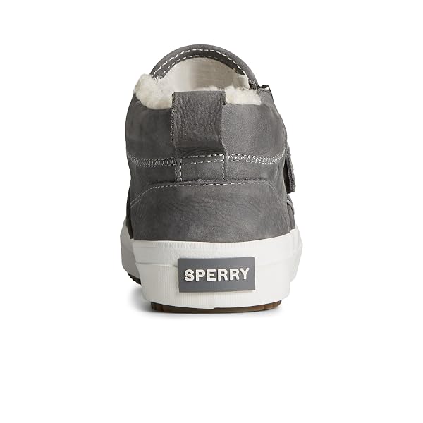 SPERRY WOMEN’S CREST LUG SIDE ZIP SNEAKER, GREY, 6