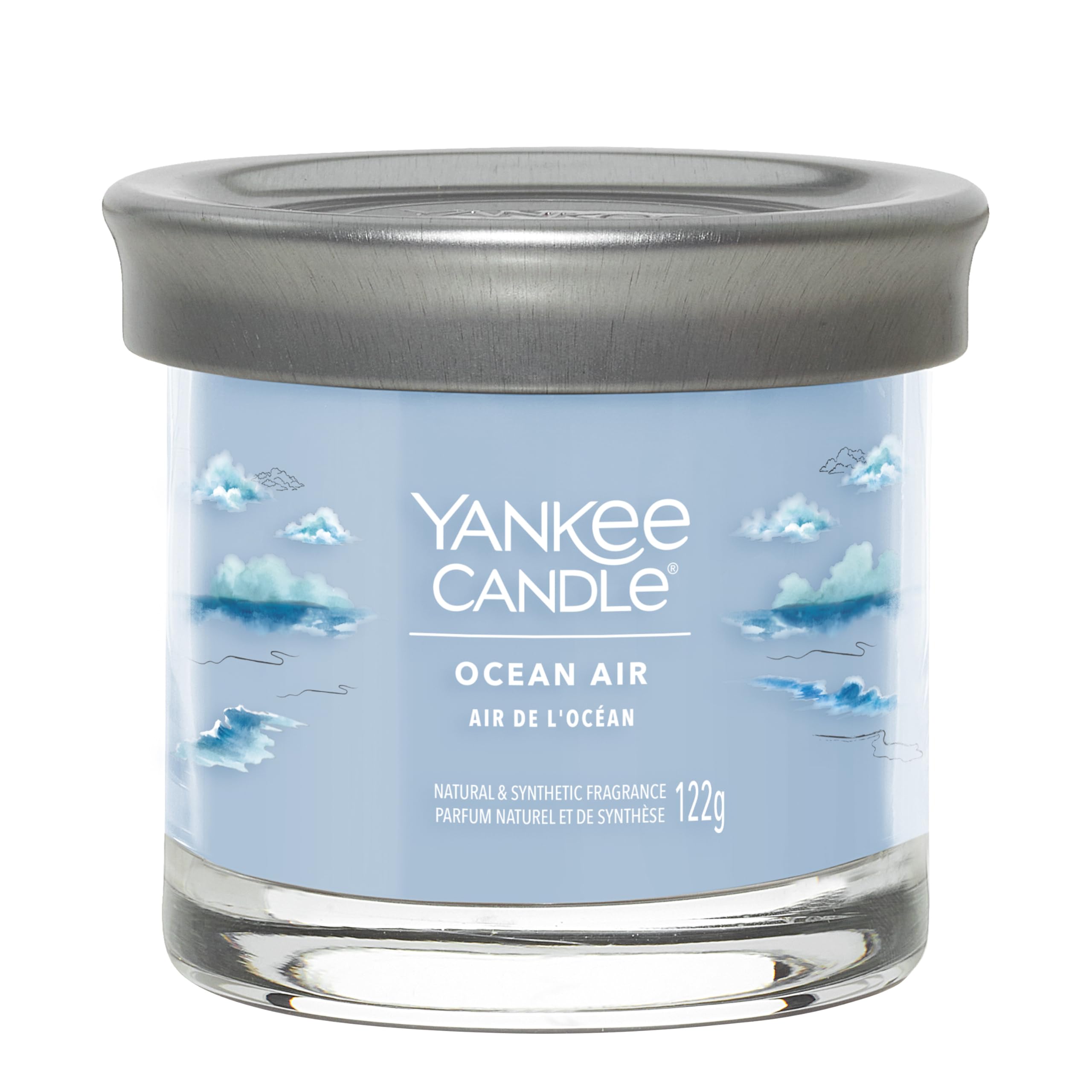 Yankee Candle Signature Scented Candle | Ocean Air Small Tumbler Candle with Double Wicks | Soy Wax Blend Long Burning Candle | Perfect Gifts for Women