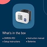 Omron RS1 Wrist Blood Pressure Monitor, Accurate Measurement, Cuff Guide view 6