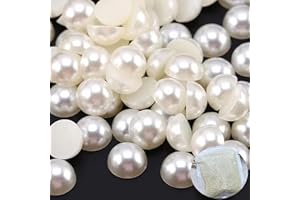 MKLKSDH 10000PCS 2.5mm Nail Art Flatback Half Round Tiny Pearls Ivory Flatback Pearls for Nails Face Body Make Up Crafts Small Half Pearls Rhinestones for Home DIY Nails Shoes Salon Use