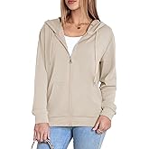 Witsmile Womens Zip Up Hoodies Long Sleeve Hooded Sweatshirts Lightweight Fall Fashion Clothes Casual Trendy Jacket