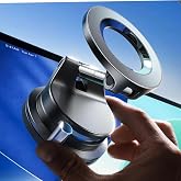 LISEN for MagSafe Car Mount [3800gf Strong Magnet&amp;90+LBS Suction] 360&deg; Adjustable Vacuum Magnetic Phone Holders for Your Car, for iPhone 18 Pro Max 17 16 15 14 13 12 Plus Air for Shower All Smartphone