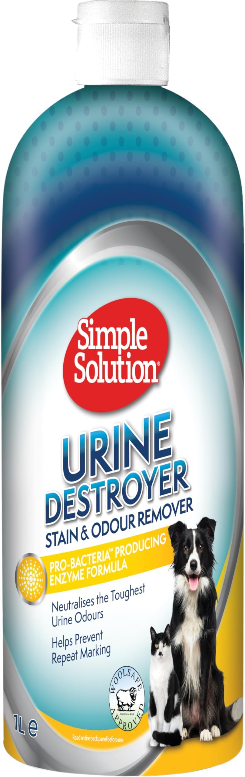 Simple Solution Urine Destroyer Enzymatic Cleaner 1 Litre Pro-bacteria