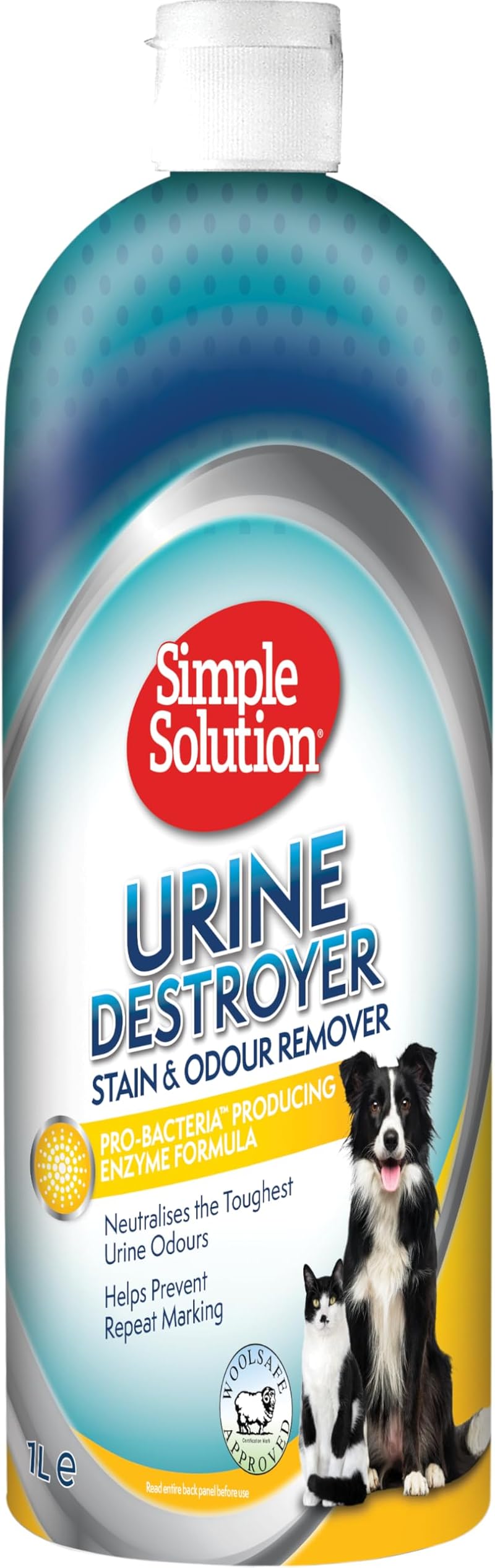 Simple Solution Urine Destroyer Enzymatic Cleaner 1 Litre Pro-bacteria