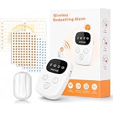 2026 New Wireless Bedwetting Alarm, Bed Wetting Alarm for Boys and Girls, Compact &amp; Comfortable Wireless Sensor, 7 Melodies, 3 Modes, Bedwetting Solutions, Includes Progress Card, White