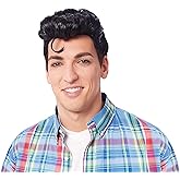 Costume Culture Men's Plus-Size Doo Wop Wig Adult Costume, Black, One Size