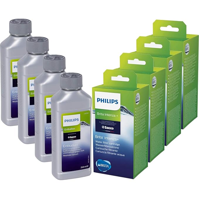 Brita Saeco Set 4xBrita Wasserfilter 4xSaeco Entkalker