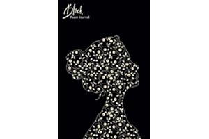 Black Paper Bullet Dotted journal: 6x9" Beginner friendly cute cover bullet sketchbook (Black Paper) of 120 Pages. | Dot Grid