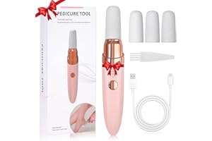 KIMUSE Electric Foot Callus Remover, Callus Remover for Feet Rechargeable Pedicure Tool Kit, Removes Dry Skin for Smoother Fe