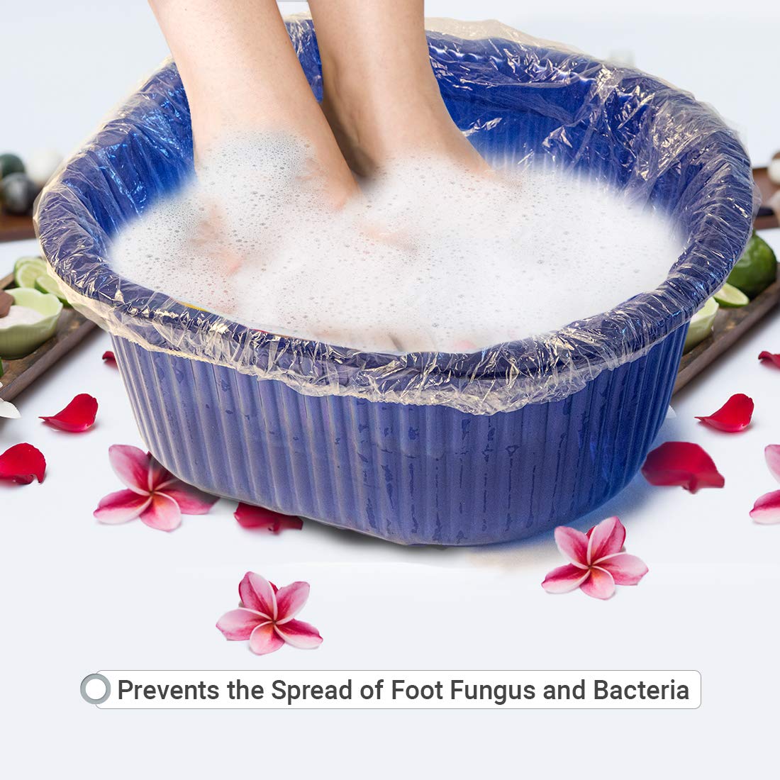ForPro Pedi Guard Bath Liners, Fit Belava Foot Spa, Disposable Pedicure Liners, 100-Count: Beauty