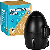 Portable Stroller Rocker Sleep Aid, Fits All Strollers and Prams,Gently Rocks Any Stroller or Pram, Rechargeable Bouncer with Adjustable Speed Black