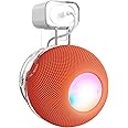 HeyMoonTong Transparent Outlet Wall Mount Holder Stand Fits for Apple HomePod Mini, A Space-Saving Accessory for HomePod Mini Smart Home Speakers with Cord Management, Hide Messy Wires