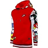 SCREENSHOT Mens Urban Hip Hop Premium Fleece Hoodie - Modern Pullover NYC Street Fashion Urbanwear Hooded Sweatshirt
