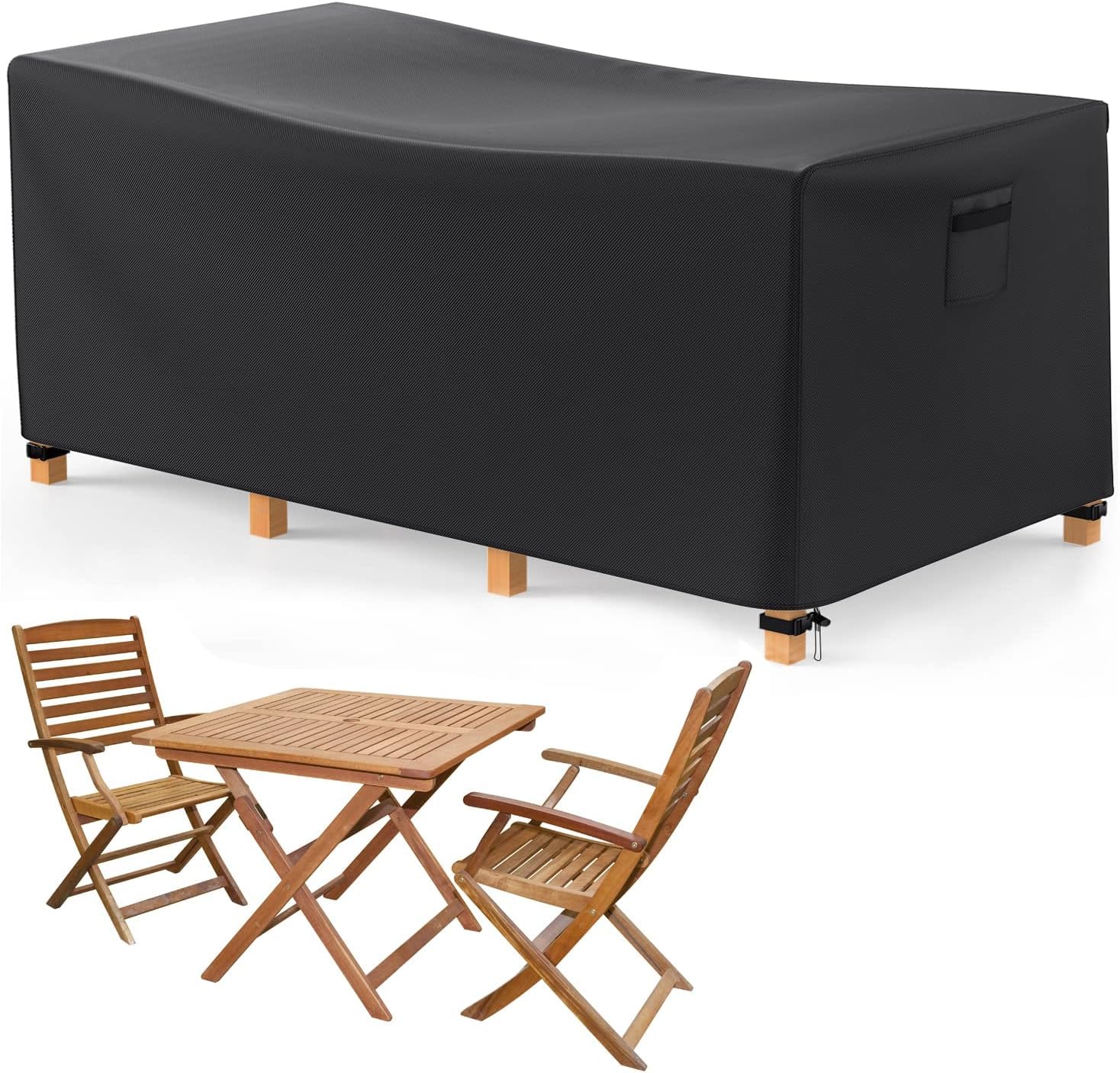 Patio Furniture Covers, Outdoor Furniture Covers Waterproof for Outdoor Sectional Sofa Set, Patio Table and Chair Set Cover