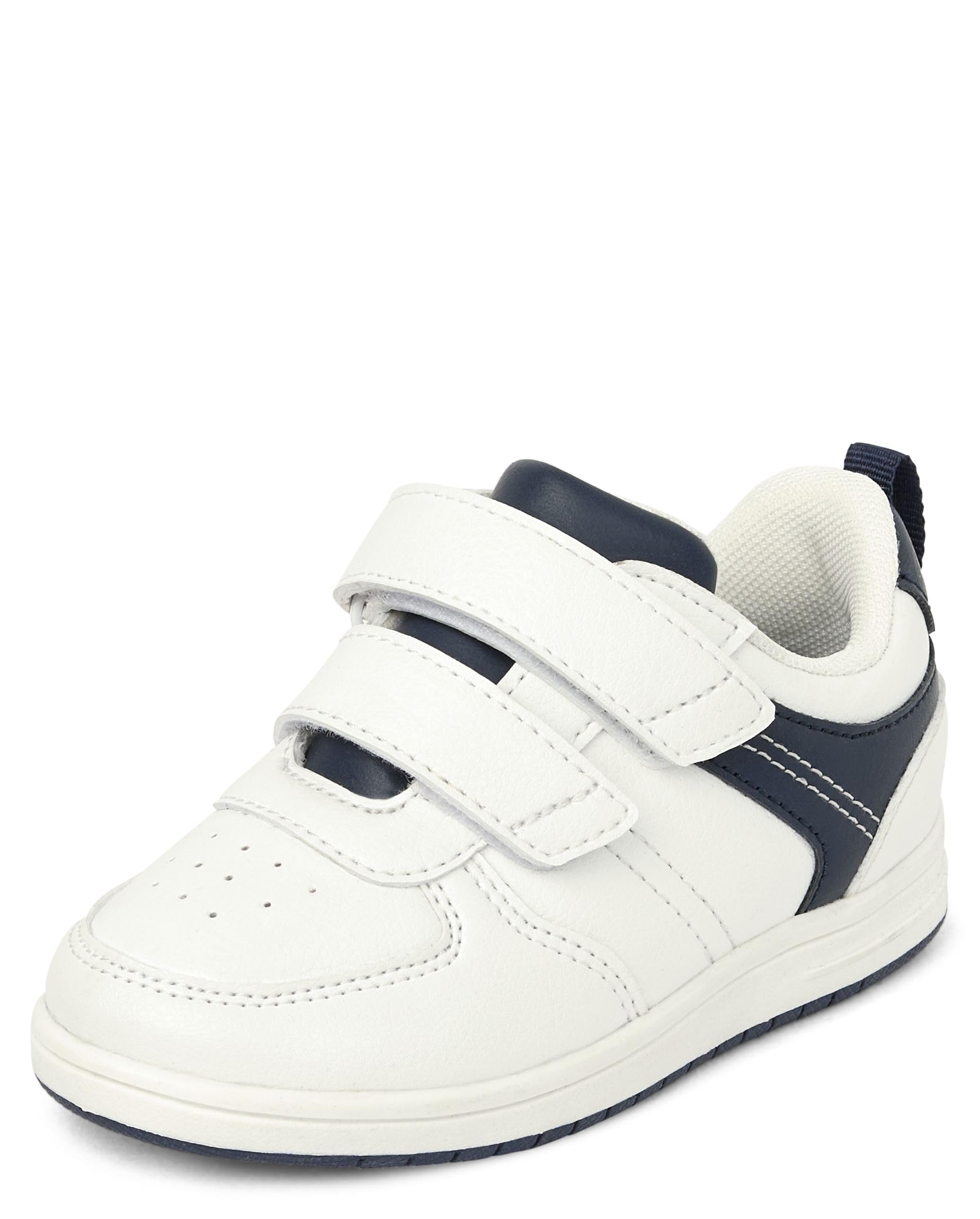 Photo 1 of The Children's Place,Baby Boys and Toddler Everyday Casual Sneakers,White Multi Low Top,Toddler,5