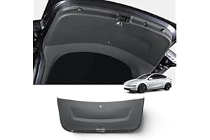 LUCKEASY Trunk Tailgate Mat for 2026 2025 Tesla Model Y Juniper 5 Seater Rear Door Back Protective Mat Cargo Protector Mat TPE Protector Pad All-Weather