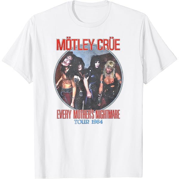 Amazon.com: Mötley Crüe – The Final Tour Caricature T-Shirt