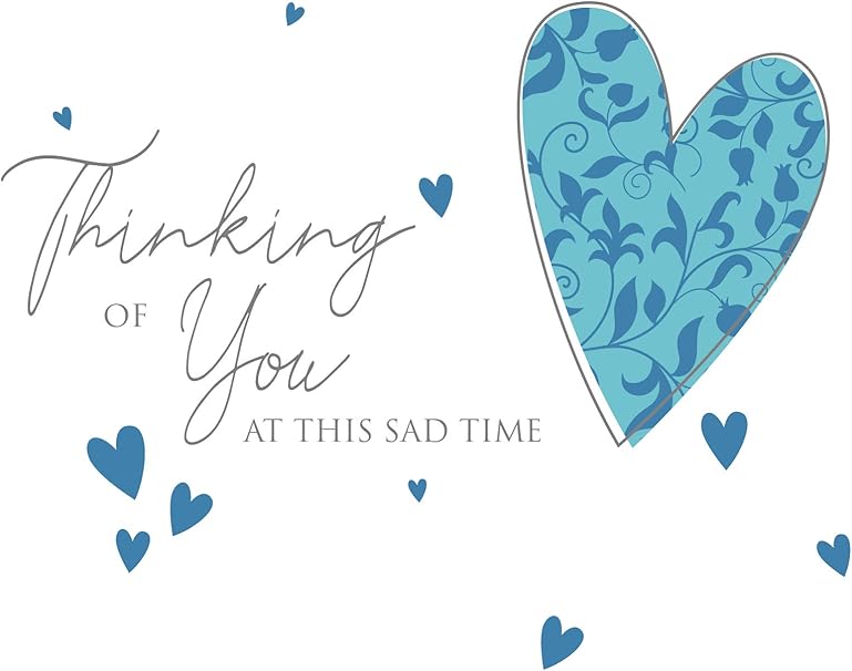 Thinking Of You At This Sad Time Card Amazon Co Uk Office Products