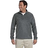 Harriton Quarter-Zip Fleece Pullover
