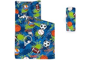 Smell Sunshine Nap Mat -Cartoon Monster Sleeping Bag with Removable Pillow-Daycare and Sleepovers Preschool Kindergarten Bedding Set for Kids Toddler Boys Girls