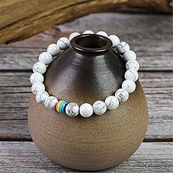 LGBT Natural Stone Bead Stretchy String Lesbian Gay