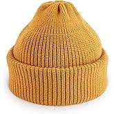 CHOK.LIDS Fisherman Beanie Short Knit Classic Cuff Skull Caps Outdoor Winter Stylish Trawler Sailor Beanies for Men Women