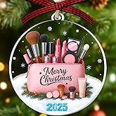 Makeup Ornament - Makeup Tool Ornaments for Christmas Tree - Cosmetology Ornaments for Girls, Beauticians, Beauty Lovers - Gifts for Women, Make-Up Artist, Teens - Acrylic Ornament 2025